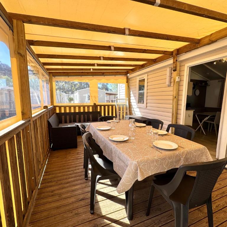 Un toit sur le bassin Claouey - Mobile Home - 10