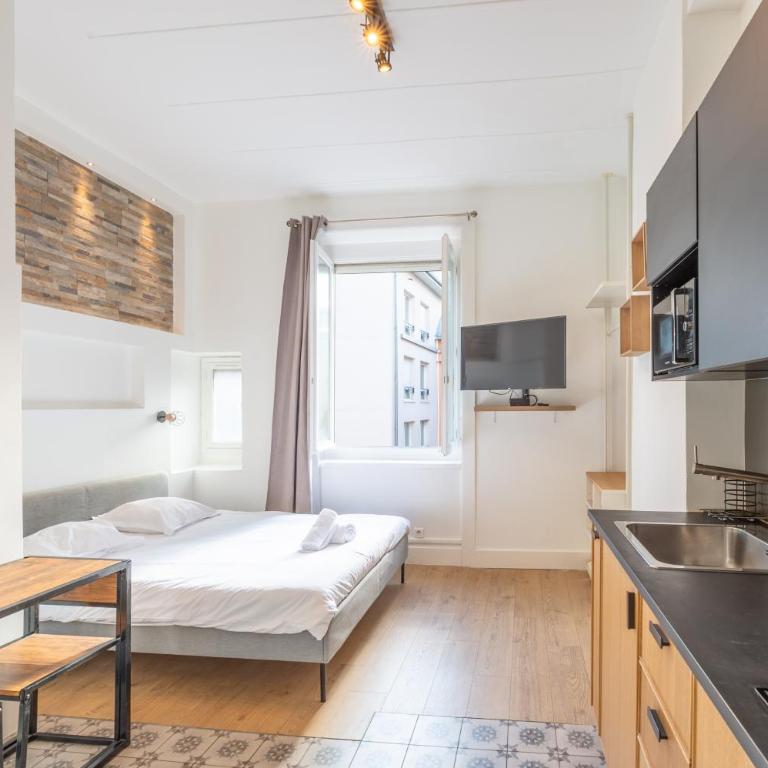 Escapade de Lyon, Relax & Balnéo Métro Charpennes - Apartment mit 1 Schlafzimmer - 1
