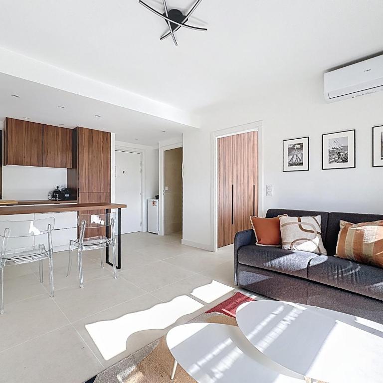 2 pièces vue mer, piscine, à 2 pas des plages - Apartment mit 1 Schlafzimmer - 7