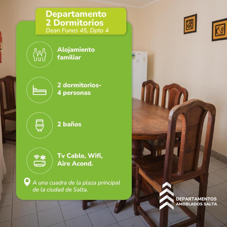 Deptos Dean Funes 45 CENTRO - Apartamento - 2 niveles - 18