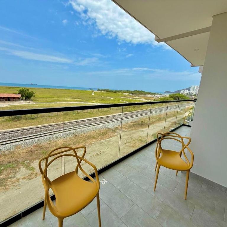 Moderno apartamento en salinas del mar, con vista al mar - Two-Bedroom Apartment with Balcony and Sea View - 11