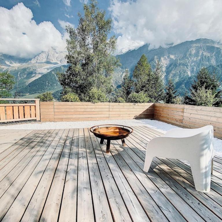 Chalet Croc Blanc, Chamonix - vu massif exceptionnel - Chalet - 12
