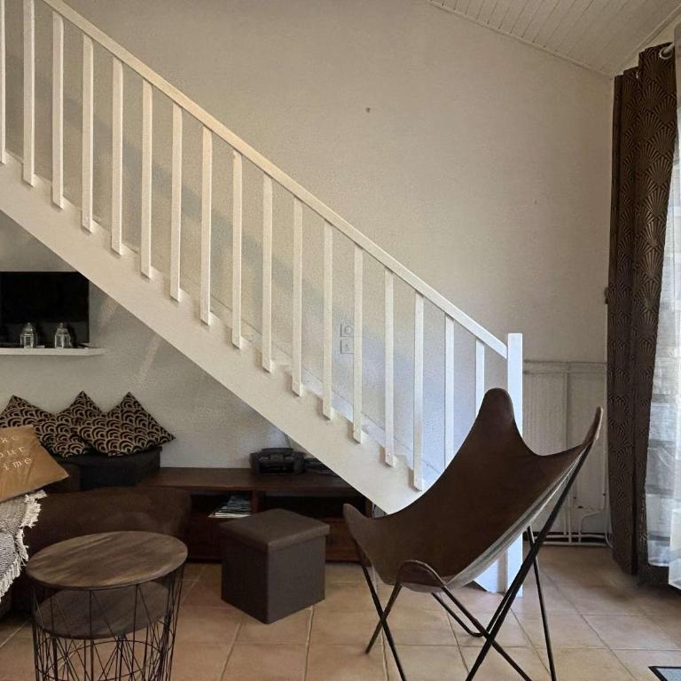 Appt T2 Mezzanine 4 couchages BANYULS SUR MER BN050-A05 - Appartement 1 Chambre avec Terrasse - 7