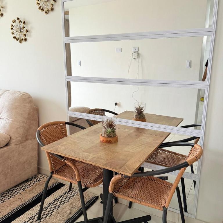 Cómodo aparta estudio cerca a 5 min del aeropuerto - Apartamento de 1 dormitorio - 4