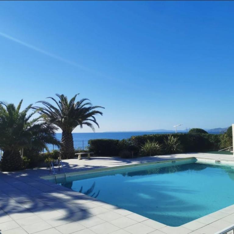 YŪGEN PALLADIO - Fully renovated Studio on a prime location, Direct Beach Access, Heated Pool, Private terrace & patio, Private Parking lot - Appartement 1 Chambre - 4