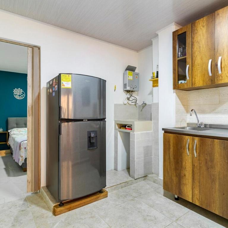 Studio apartment in La Floresta near the subway - Apartamento de 1 dormitorio - 8