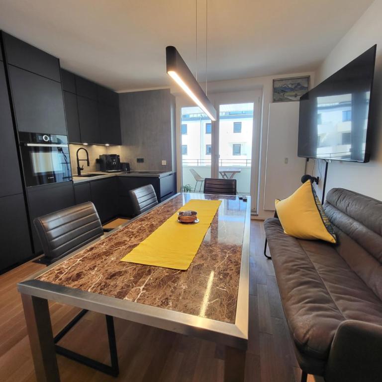 English Garden Grand Suite - Apartment mit 1 Schlafzimmer und Balkon - 8