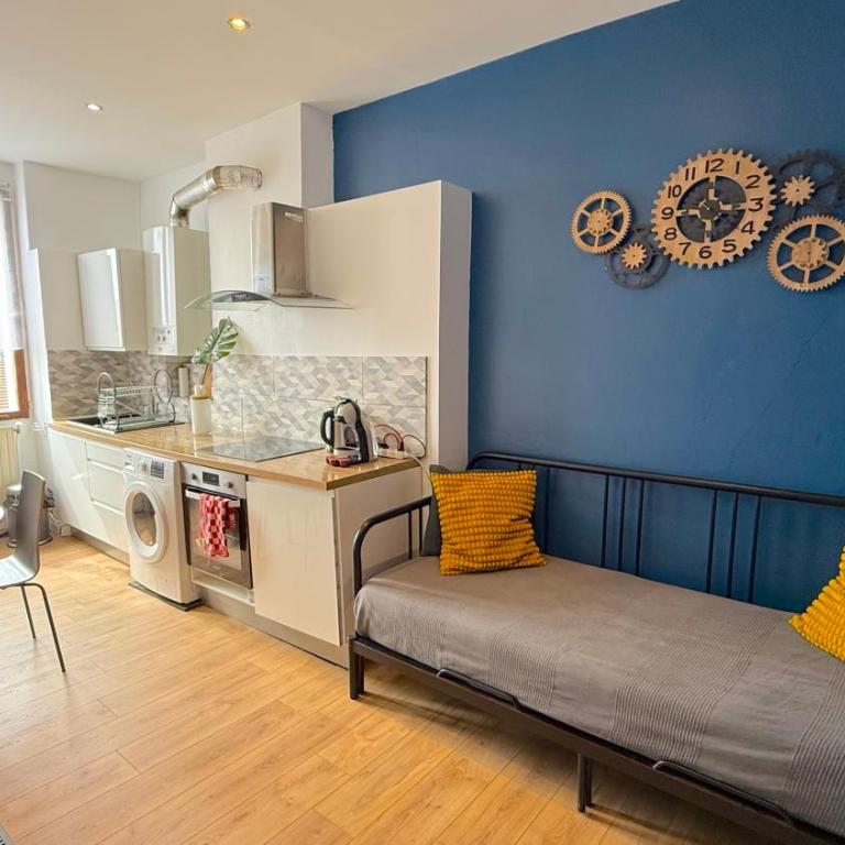012 CHIC & COSY F2 34m2 HYPERCENTRE WIFI SMART TV NETFLIX - Appartement 1 Chambre - 8