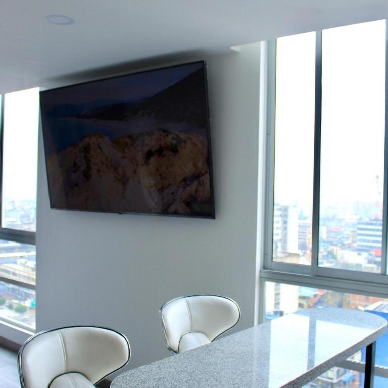 Moderno Apto en Centro Internacional, con Internet de alta velocidad y terraza - One-Bedroom Apartment - 4
