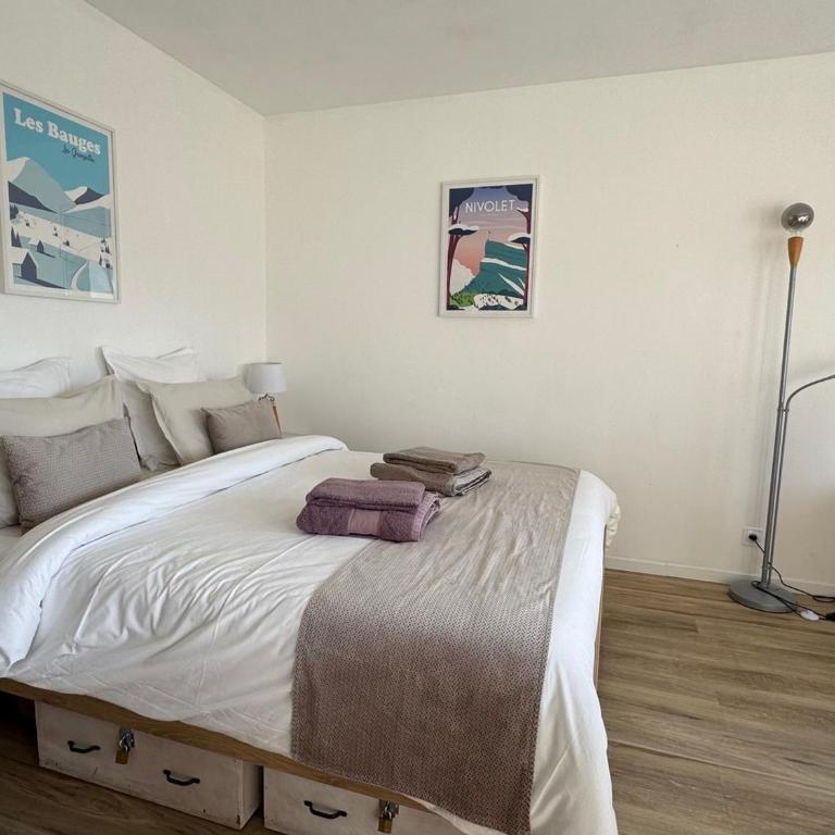 Studio moderne et cosy avec loggia, vue montagnes, Internet - FR-1-555-114 - Studio - 10