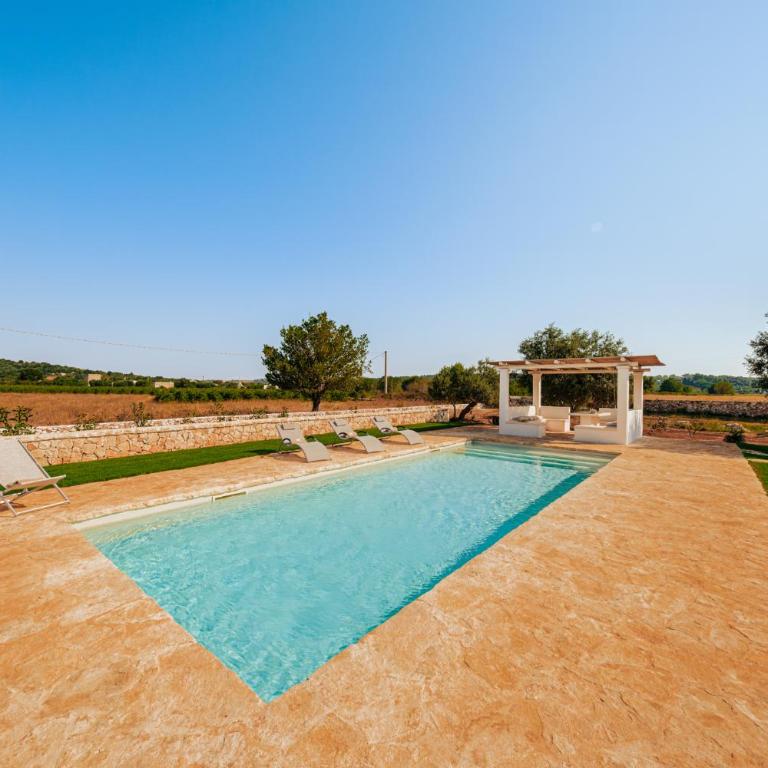 HelloAPULIA Trulli Pumo Bianco - Private Pool, Stone Patio & English Lawn near Ostuni - Villa con Piscina Privata - 19