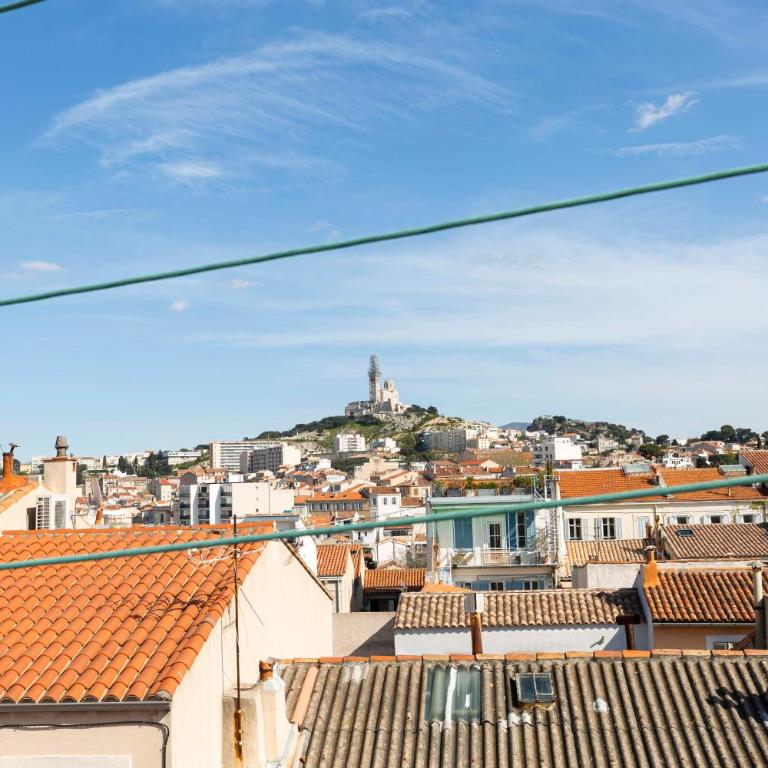Rooftop vue Notre-Dame - 2 ch - Plage et vieux port à pied - Villa - 14