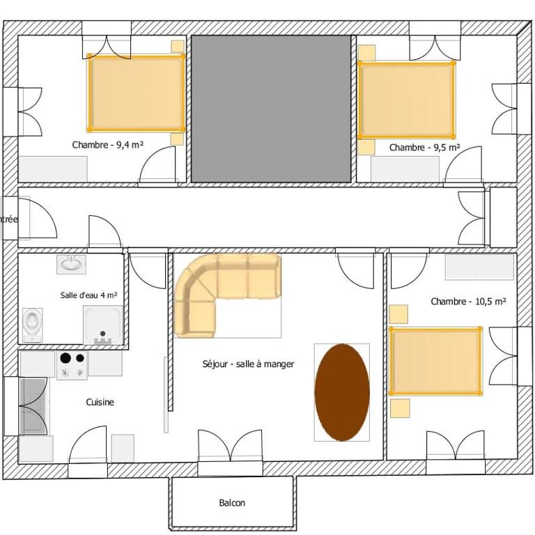 Apartment LA ROCHETTE free parking on site - Appartement avec Vue sur la Montagne - 16