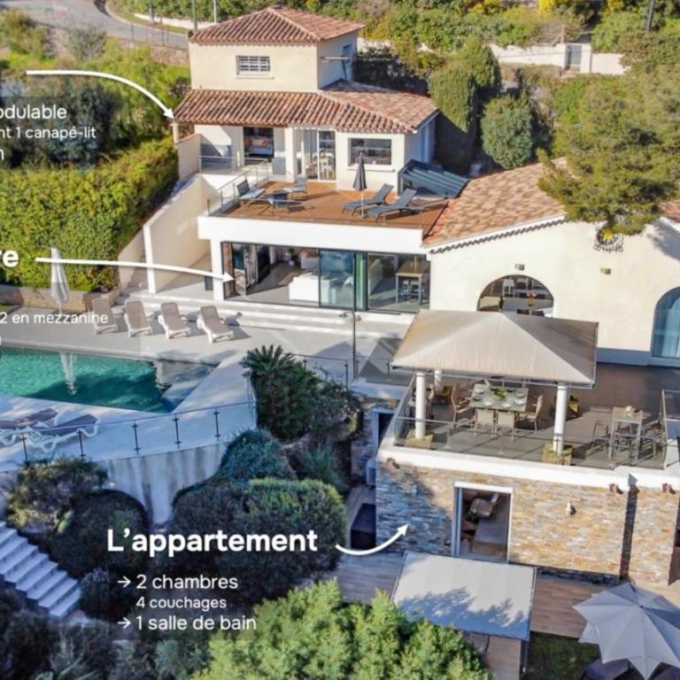 Villa Domaine du Soleil, Vue Mer avec piscine - Villa - 6