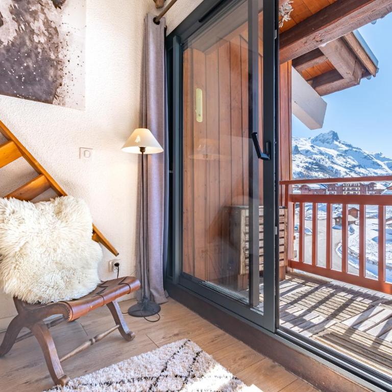 Reduc - 40 My Tignes Le chalet de Lili 2 pièces duplex, skis aux pieds, balcon - Appartamento con 2 Camere da Letto - 10