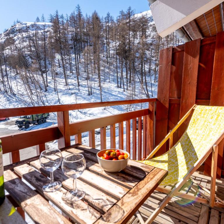 Reduc - 40 My Tignes Le chalet de Lili 2 pièces duplex, skis aux pieds, balcon - Appartamento con 2 Camere da Letto - 11