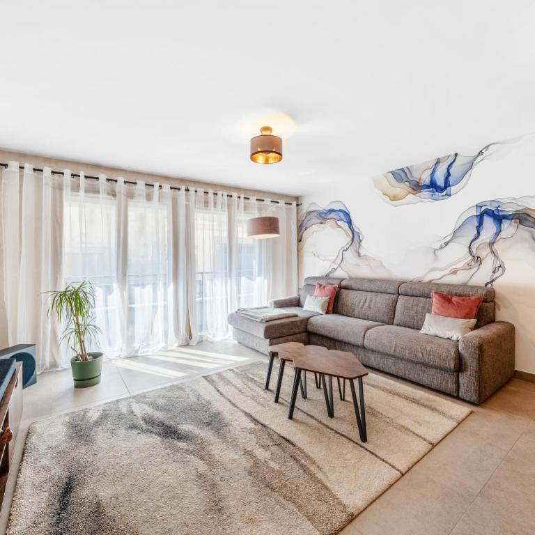 Appartment hypercentre Evian - Apartment mit 2 Schlafzimmern und Balkon - 5