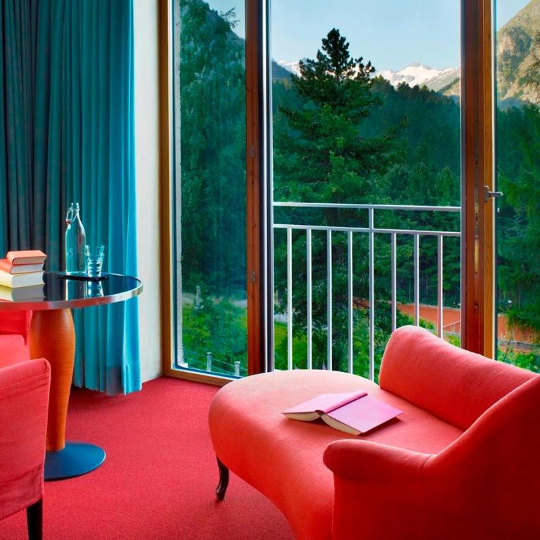 Hotel Saratz Pontresina Mountain Resort & Spa - Comfort Zimmer mit Südblick - 4
