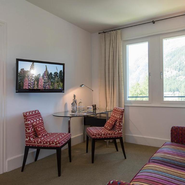 Hotel Saratz Pontresina Mountain Resort & Spa - Familienzimmer mit Südblick - 3