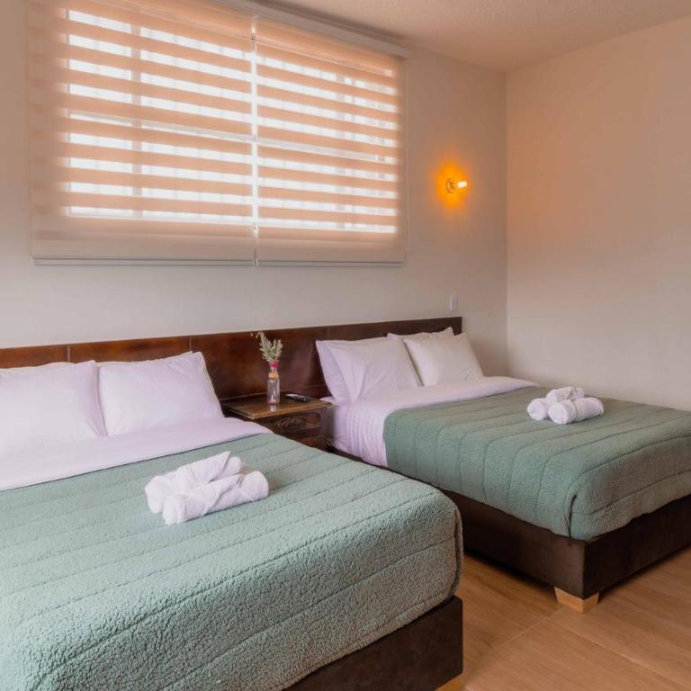 Artemisa Hotel Villa de Leyva - Habitación Doble Estándar con 2 camas dobles - 7