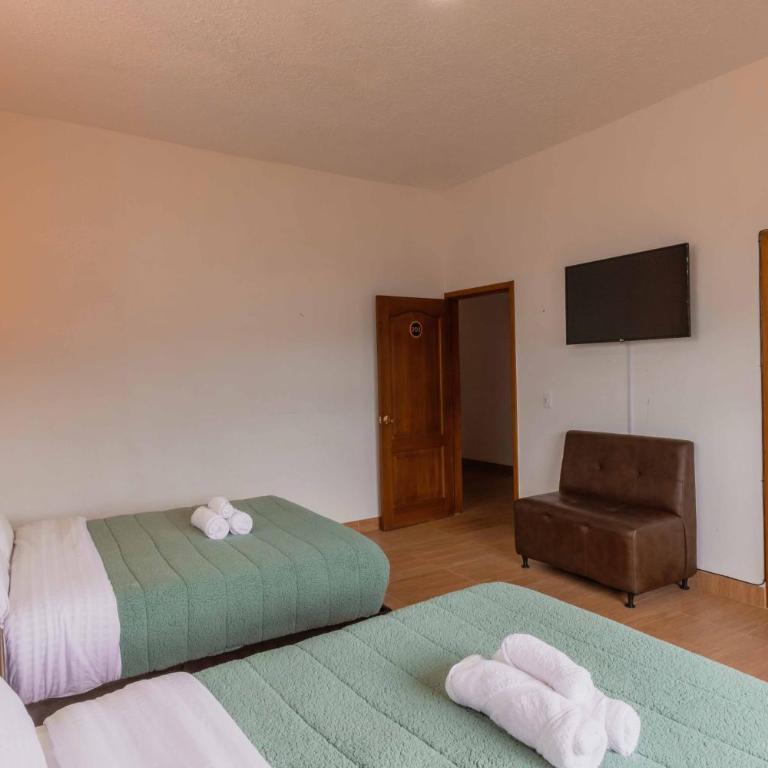 Artemisa Hotel Villa de Leyva - Habitación Doble Estándar con 2 camas dobles - 11