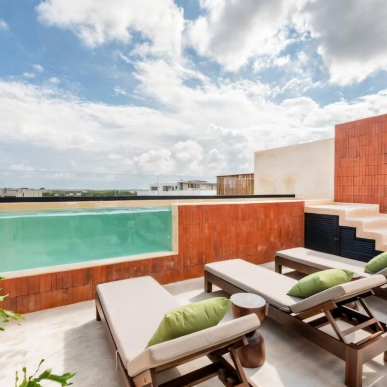 Xaana Private Pool 2 bed wifi 300 Mbps Rooftop - Two-Bedroom Apartment - 36