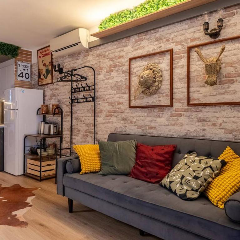 Industrial loft at the beach - Apartamento de 2 dormitorios con vistas al complejo - 15
