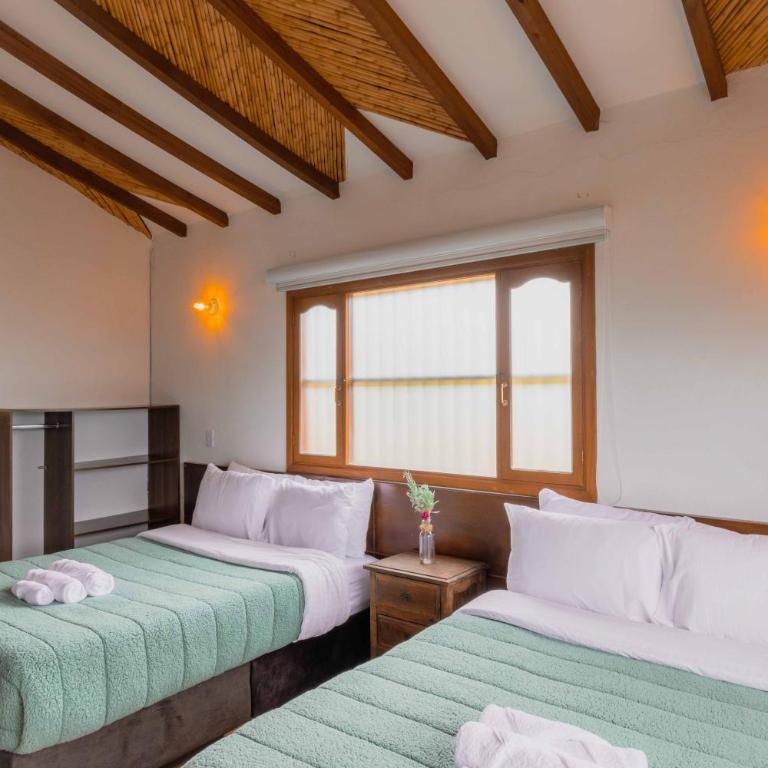Artemisa Hotel Villa de Leyva - Habitación Doble Estándar con 2 camas dobles - 13