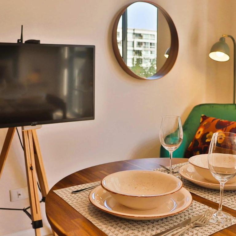 HOM I Estudio nuevo AireAcondicionado en Argomedo AP417 - Apartamento - 19