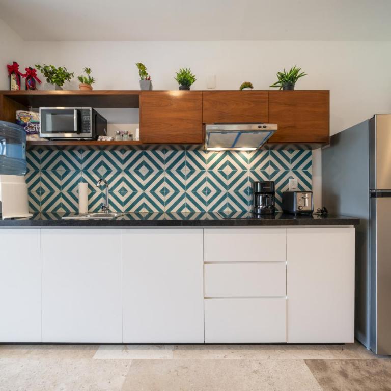 Comfortable Studio with Pool in a Central Area - Playa del Carmen - Huaya 501 - Apartamento de 1 dormitorio - 5