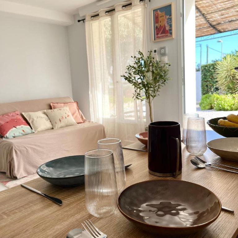 Joli appartement privé jardin à 10min des plages - Appartamento con 1 Camera da Letto - 8