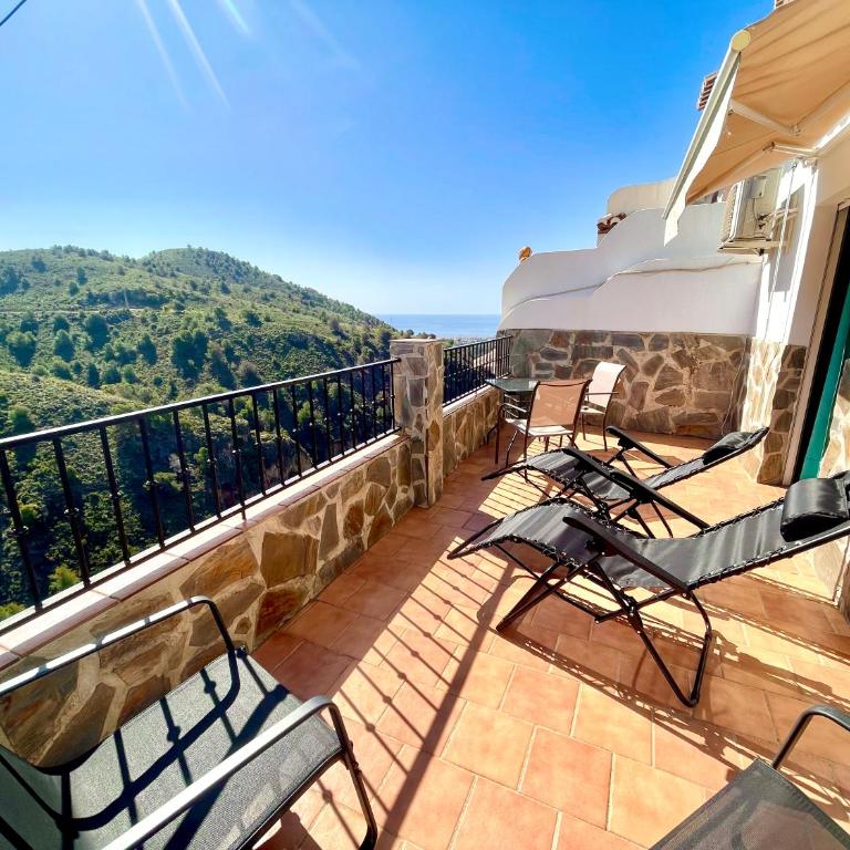 Apartamentos Axarquia , Frigiliana, terraza privada con vistas a la montaña rio y al mar - Apartamento de 1 dormitorio - 16