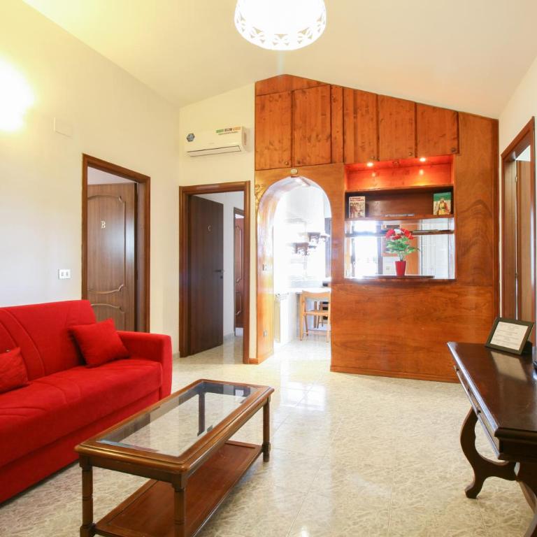 Residence Speedy Lovely Suites - 9 Appartamenti Fino a 52 Ospiti - Fiumicino Airport - Appartamento con 3 Camere da Letto - Piano Alto - 4