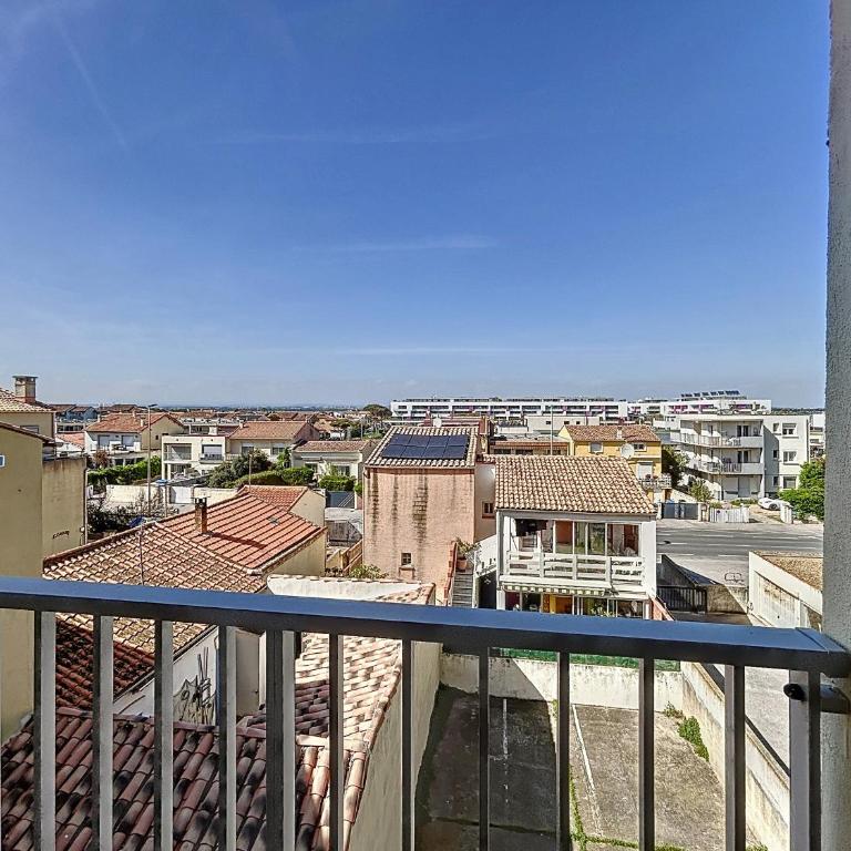 Bel Appartement F2 en 1ère Ligne avec Ascenseur - 4 Pers - Palavas-les-Flots - Appartement 1 Chambre - 12