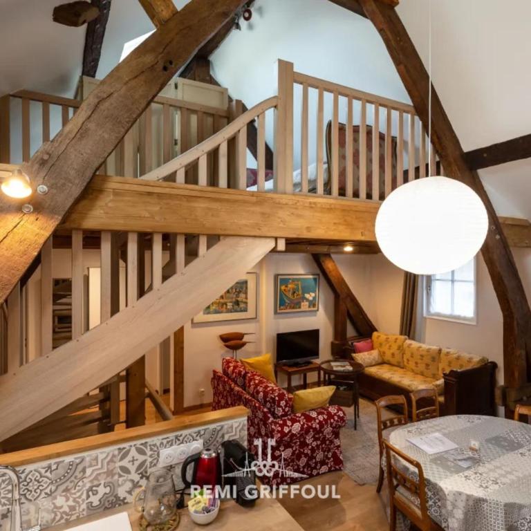 Le Séjour Honfleurais 3 Duplex with Local Charm City Center 4 Guests - Appartement - 6