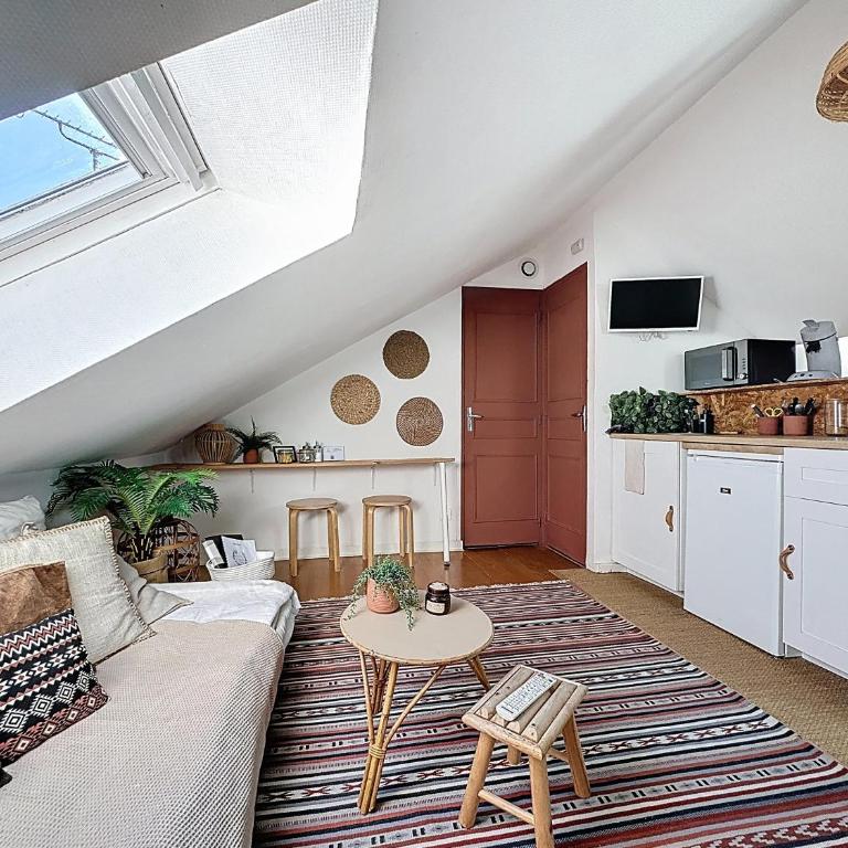 Le cosy marnais, centre ville, vue cathédrale - Apartment mit 1 Schlafzimmer - 3