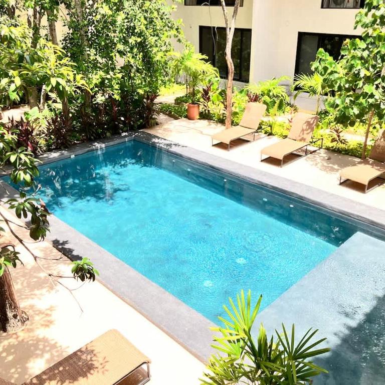 Near beach Ximbal Tulum 6 guest Pool Gym Wi-Fi - Apartment - 18