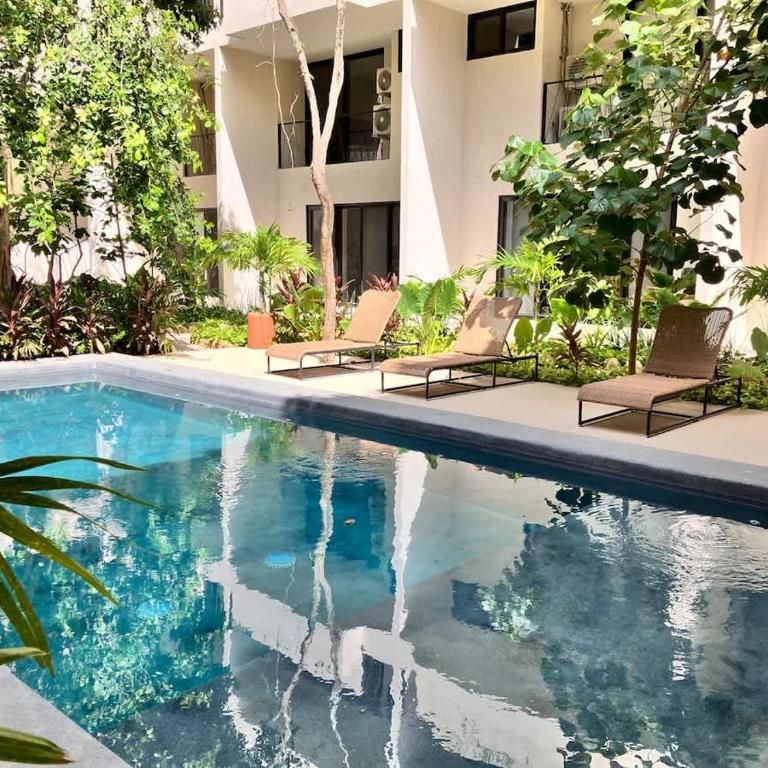 Near beach Ximbal Tulum 6 guest Pool Gym Wi-Fi - Apartment - 38