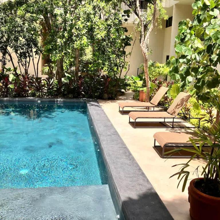 Near beach Ximbal Tulum 6 guest Pool Gym Wi-Fi - Apartment - 52