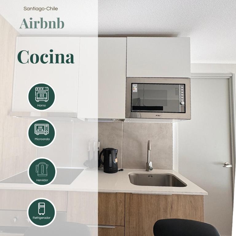 Espacio Único, Santiago Centro - Apartamento de 2 dormitorios - 7