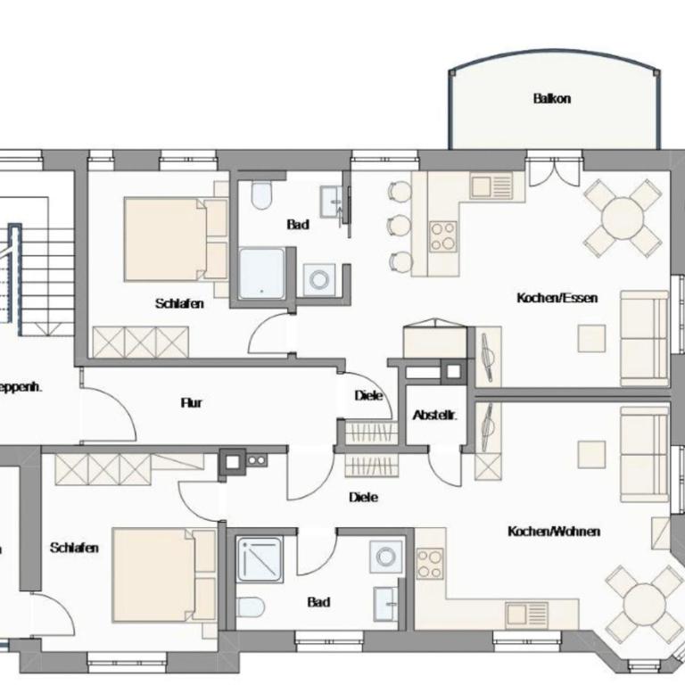Villa19hundert5 moderne Ferienwohnungen in zentraler Lage - Apartment mit 1 Schlafzimmer - 10