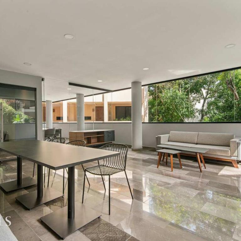 Stylish Pool View • 1BR w/Balcony • Sauna + Gym - Apartment - 13