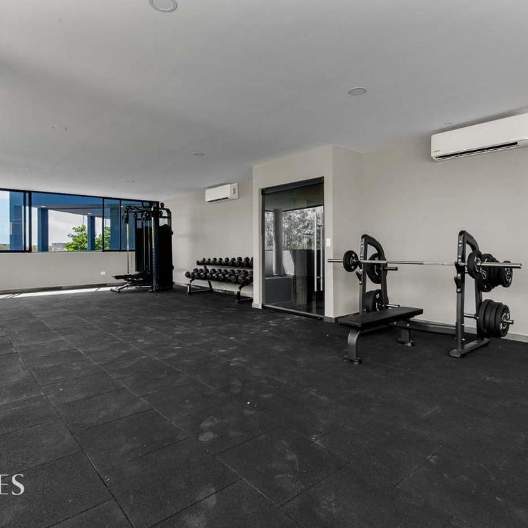 Stylish Pool View • 1BR w/Balcony • Sauna + Gym - Apartment - 16
