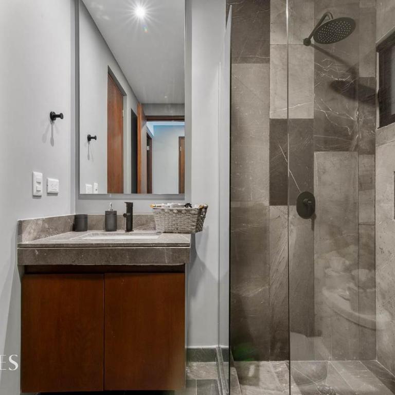 Stylish Pool View • 1BR w/Balcony • Sauna + Gym - Apartment - 25