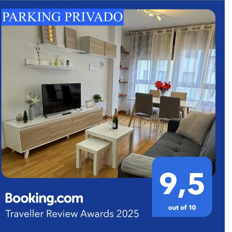 Apartamento en Gijón con garaje y wifi - Apartamento de 1 dormitorio - 2