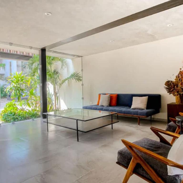 Tulum Center family double suite four guest with free parking pool AC kitchenette near Beach - Apartment - 2