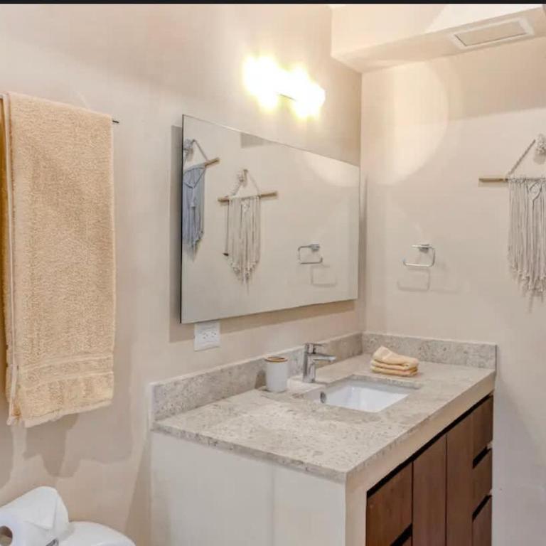 Tulum Center family double suite four guest with free parking pool AC kitchenette near Beach - Apartment - 13