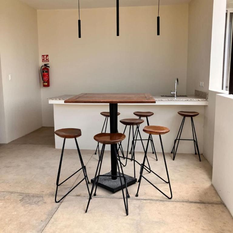 Tulum Center family double suite four guest with free parking pool AC kitchenette near Beach - Apartment - 18