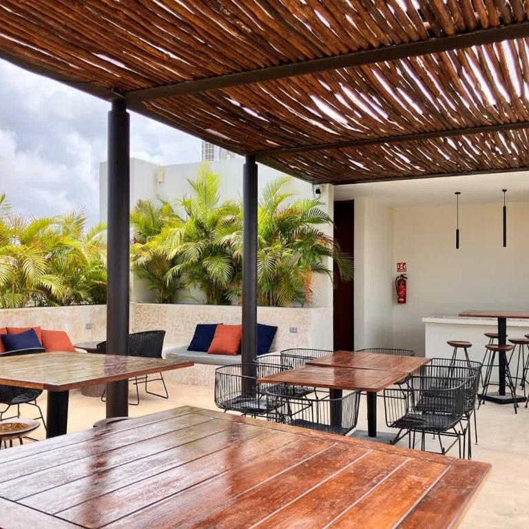 Tulum Center family double suite four guest with free parking pool AC kitchenette near Beach - Apartment - 19