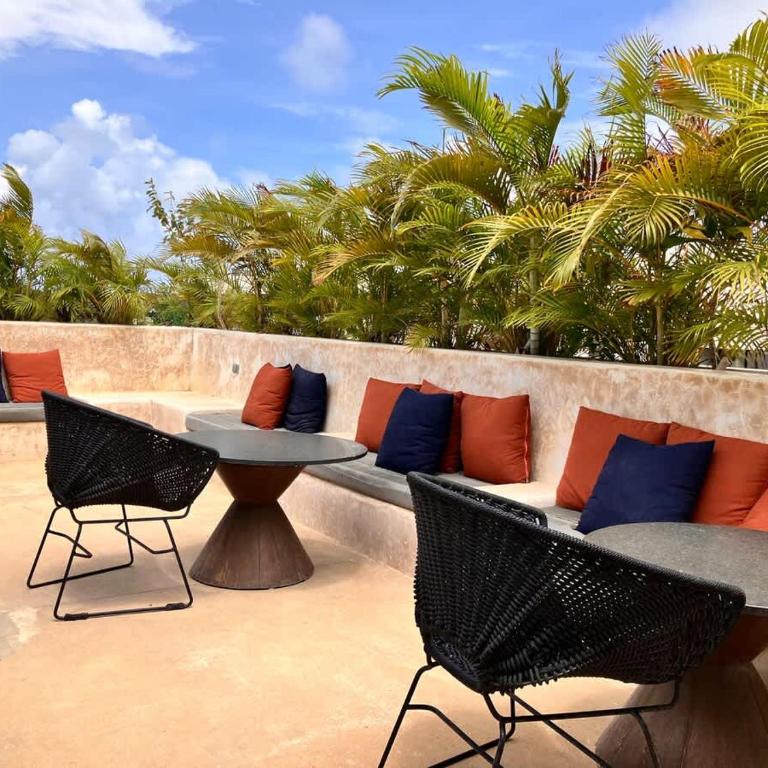 Tulum Center family double suite four guest with free parking pool AC kitchenette near Beach - Apartment - 21